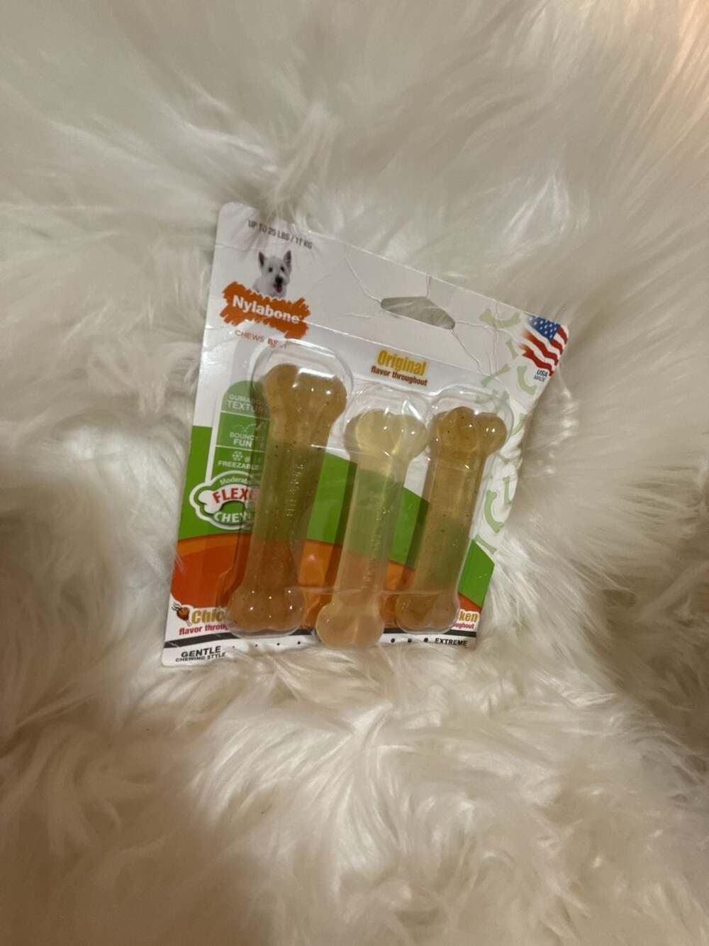 Nylabone Puppy Starter Kit Dog Chew Toys, 3-Pack